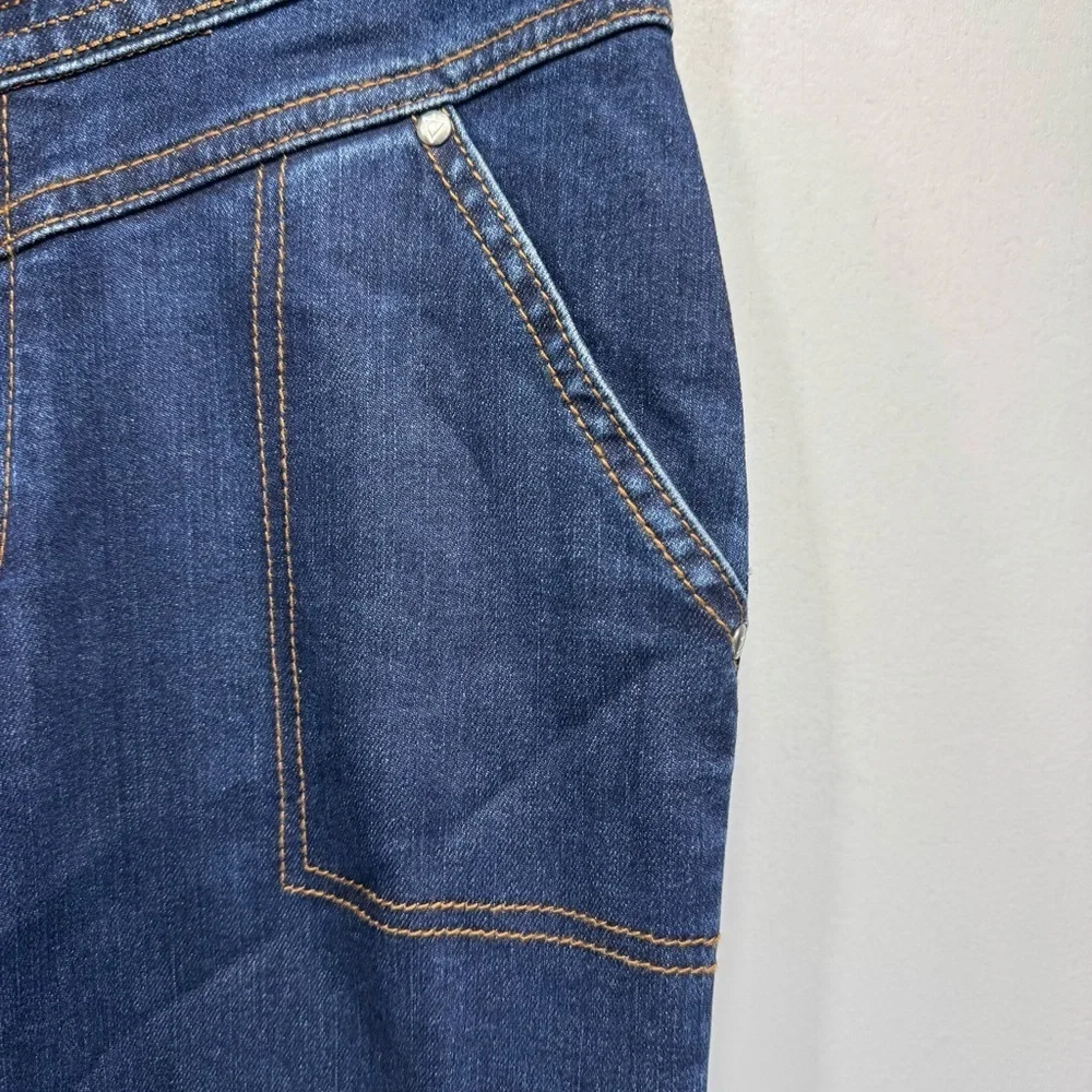 Some Days Lovin Orion High Waist Flare Jeans Fringed Dark Wash Tie Belt